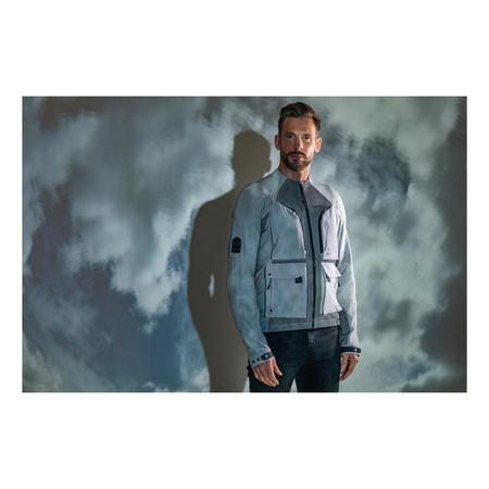 Kurtka tekstylna KNOX TOR LIGHT GREY szary