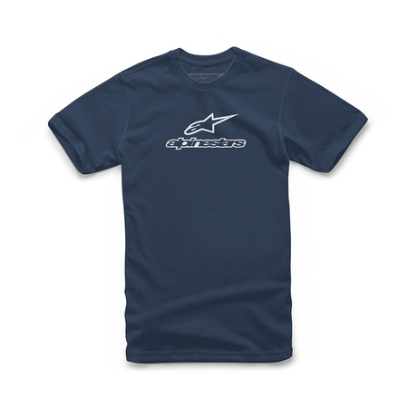 Koszulka T-shirt ALPINESTARS WORDMARK COMBO NAVY/WHITE granatowy biały