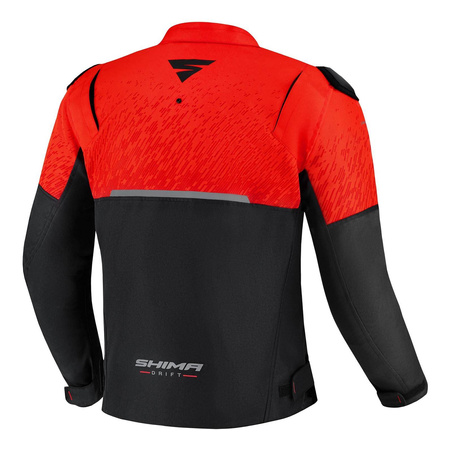 Kurtka tekstylna SHIMA DRIFT MEN RED czarny szary czerwony