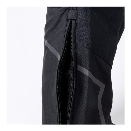 Spodnie tekstylne damskie OZONE UNION LADY BLACK czarny