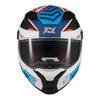 Kask integralny AXXIS FENIX ESSENCE A7 GLOSS niebieski czerwony szary czarny