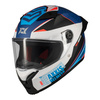 Kask integralny AXXIS FENIX ESSENCE A7 GLOSS niebieski czerwony szary czarny
