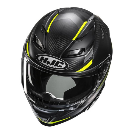 Kask integralny HJC F71 CARBON ESIRA BLACK/YELLOW czarny żółty