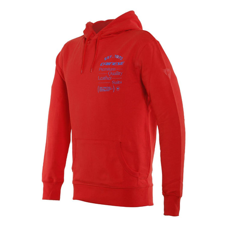 Bluza DAINESE PADDOCK HOODIE RED/BLUE czerwony niebieski