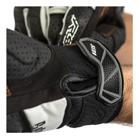 Rękawice szosowo-turystyczne RST ADVENTURE CE BLACK/SILVER czarny szary