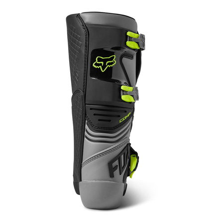 Buty cross dziecięce FOX JUNIOR COMP STEEL GREY szary czarny żółty fluo