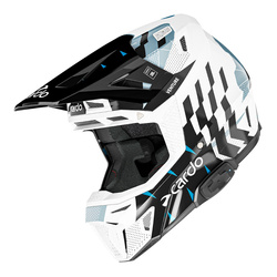 Kask cross CARDO VENTURE BLACK/WHITE czarny biały