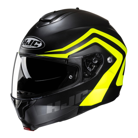 Kask szczękowy HJC C91N NEPOS BLACK/YELLOW czarny żółty fluo