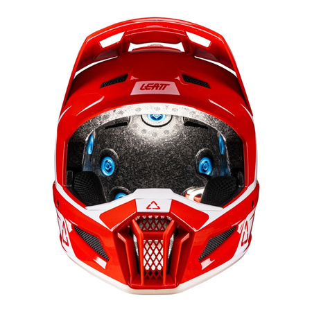 Kask cross z goglami LEATT KIT MOTO 3.5 RED czerwony