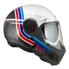 Kask szczękowy NZI MINIMOD WATSON WHITE BLACK POWER biały czarny