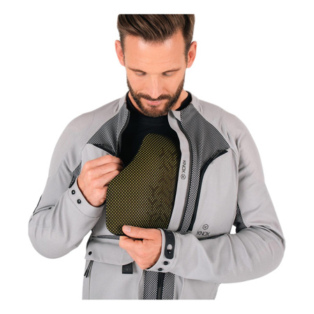 Kurtka tekstylna KNOX TOR LIGHT GREY szary