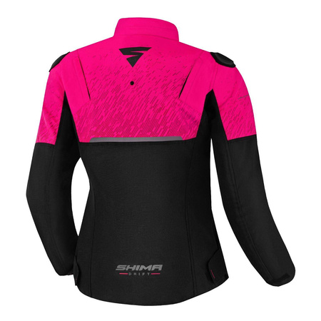 Kurtka tekstylna damska SHIMA DRIFT LADY PINK różowy czarny