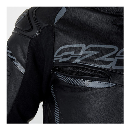 Kurtka skórzana OZONE RS600 BLACK/GREY czarny szary