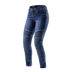 Jeansy motocyklowe damskie REBELHORN AGNESS 2 MONOLAYER WASHED BLUE niebieski