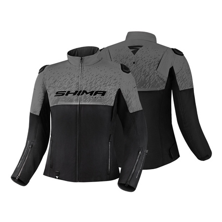 Kurtka tekstylna damska SHIMA DRIFT LADY GREY szary czarny