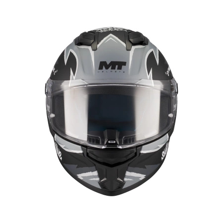 Kask integralny MT STINGER 2 TAGGER BLACK/GREY MATT czarny szary