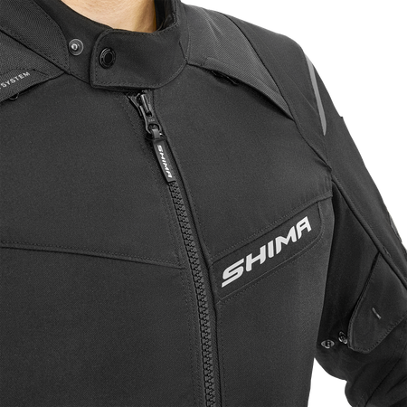 Kurtka tekstylna SHIMA RUSH 2.0 BLACK czarny