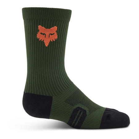 Skarpety dziecięce FOX JUNIOR 6 RANGER CREW DARK SAGE zielony