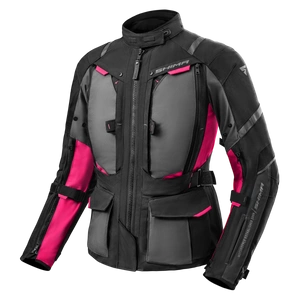 Kurtka tekstylna damska SHIMA HERO 2.0 LADY PINK czarny szary różowy