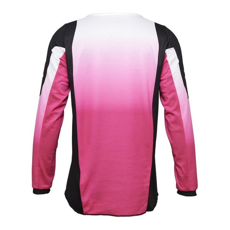 Bluza cross dziecięca FOX JUNIOR GIRLS 180 LEAN BLACK/PINK czarny różowy