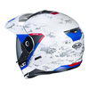 Kask modułowy HJC C80 BULT WHITE/RED/BLUE biały szary niebieski czerwony