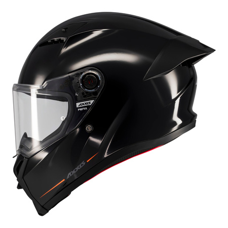 Kask integralny AXXIS FENIX SOLID A1 GLOSS BLACK czarny