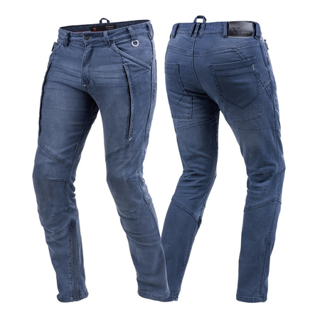 Jeansy motocyklowe SHIMA GHOST BLU niebieski