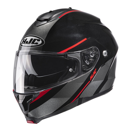 Kask szczękowy HJC C91 TERO BLACK/RED czarny grafitowy czerwony