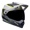 Kask integralny BELL MX-9 ADVENTURE MIPS DALTON WHITE/HI-VIZ YELLOW biały szary żółty fluo