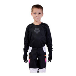 Bluza cross dziecięca FOX KIDS BLACKOUT BLACK/BLACK czarny