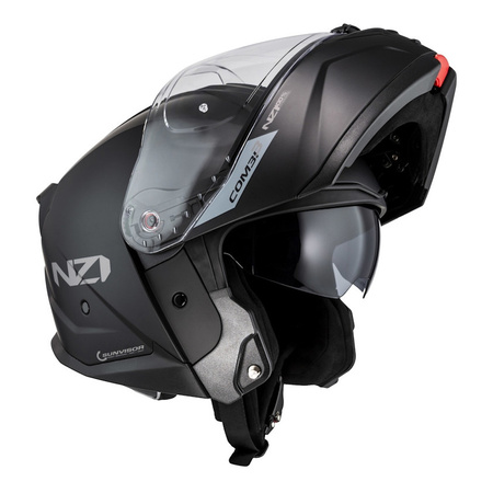 Kask szczękowy NZI COMBI 3 DUO MATT BLACK czarny mat