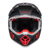 Kask cross BELL MOTO9S FLEX SEVEN VANGUARD MATTE CHARCOAL/ORANGE szary