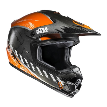 Kask cross HJC CS-MX-II REBEL X-WING STAR WARS SILVER/ORANGE srebrny pomarańczowy