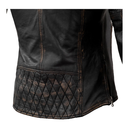 Kurtka skórzana damska REBELHORN HUNTER LADY BLACK czarny