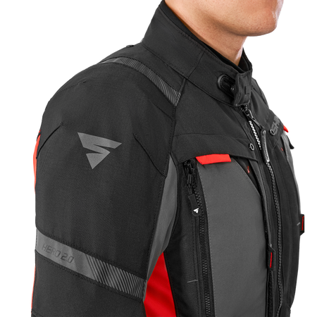 Kurtka tekstylna SHIMA HERO 2.0 MEN RED czarny szary czerwony