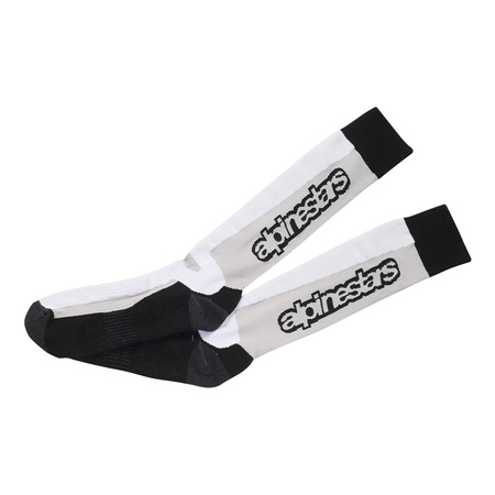 Skarpety termoaktywne ALPINESTARS TOURING SUMMER WHITE czarny biały szary