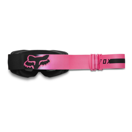 Gogle motocyklowe FOX JUNIOR MAIN LEED PINK czarny różowy