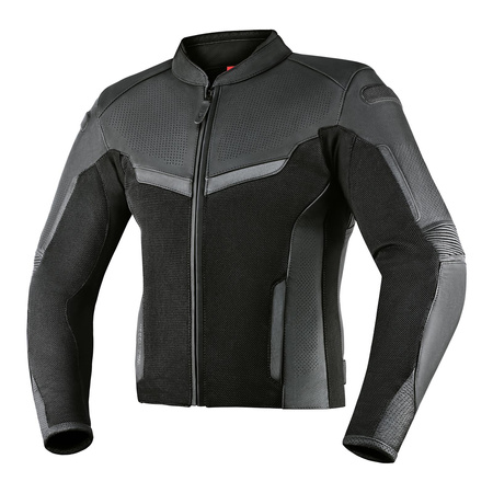 Kurtka skórzana REBELHORN ROCKET BLACK czarny