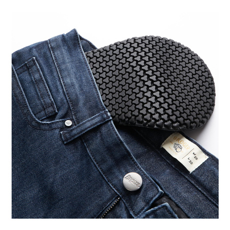 Jeansy motocyklowe damskie BROGER OHIO LADY WASHED NAVY granatowy