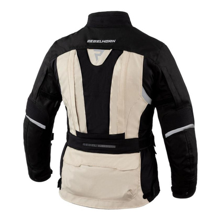 Kurtka tekstylna damska REBELHORN HARDY II LADY BLACK/SAND czarny beżowy