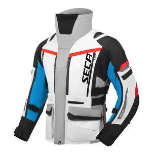 Kurtka tekstylna SECA ARRAKIS III GREY/BLUE/RED szary niebieski czerwony