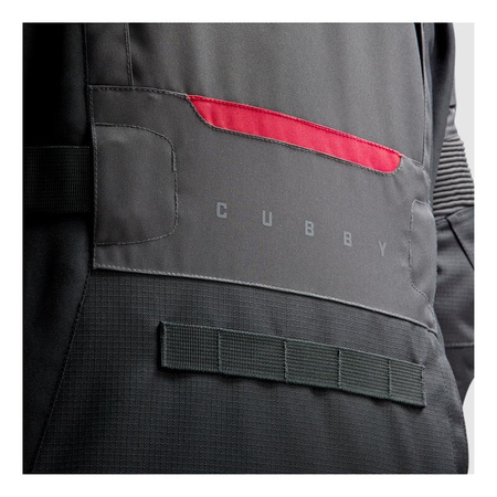 Kurtka tekstylna REBELHORN CUBBY V BLACK/ANTHRACITE/RED czarny grafitowy czerwony