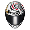 Kask integralny SHOEI X-SPR PRO MARQUEZ MOTEGI 4 TC-1 biały czarny czerwony złoty