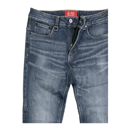Jeansy motocyklowe SPIDI J-TRACKER SHORT DARK BLUE granatowy niebieski