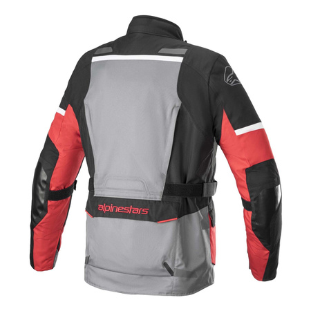 Kurtka tekstylna ALPINESTARS ANDES V3 DRYSTAR DARK GREY/BLACK/BRIGHT RED szary czarny czerwony