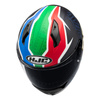 Kask integralny HJC C10 BB33 BLACK/BLUE niebieski czerwony zielony czarny