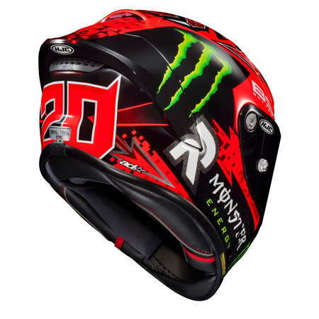 Kask integralny HJC RPHA1 QUARTARARO BLACK/RED czarny czerwony