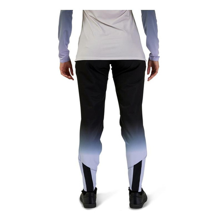 Spodnie rowerowe damskie FOX LADY FLEXAIR RACE LAVENDER czarny fioletowy