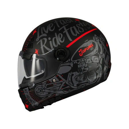 Kask integralny MT JARAMA SV ART. BLACK/RED czarny czerwony