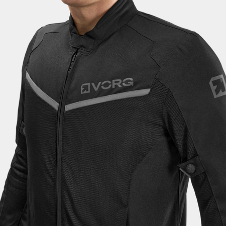 Kurtka tekstylna VORG NANO BLACK czarny